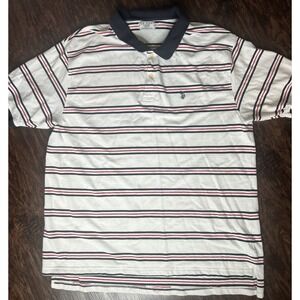 U.S. Polo Assn Striped Polo Shirt Short Sleeve Classic Casual
